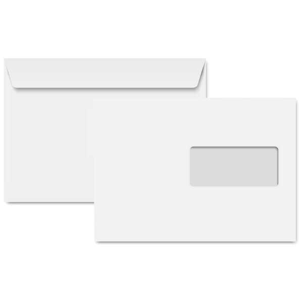 Clairefontaine Enveloppes DL, 110 x 220 mm, blanc recycl&eacute;