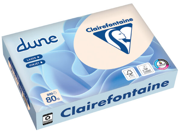 Clairefontaine Multifunktionspapier dune, DIN A3, 160 g qm