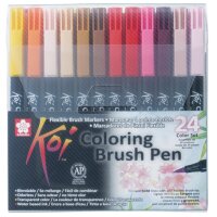 SAKURA Pinselstift Koi Coloring Brush, 24er Etui