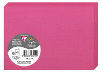 Pollen by Clairefontaine Carte double C6, rose fuchsia