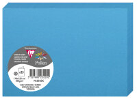 Pollen by Clairefontaine Carte double C6, bleu turquoise