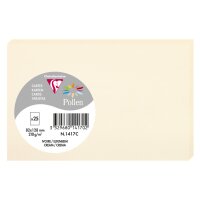 Pollen by Clairefontaine Briefkarte 82 x 128 mm, elfenbein