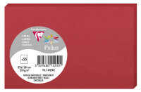 Pollen by Clairefontaine Carte 82 x 128, rouge groseille