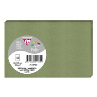 Pollen by Clairefontaine Carte 82 x 128 mm, vert bourgeon