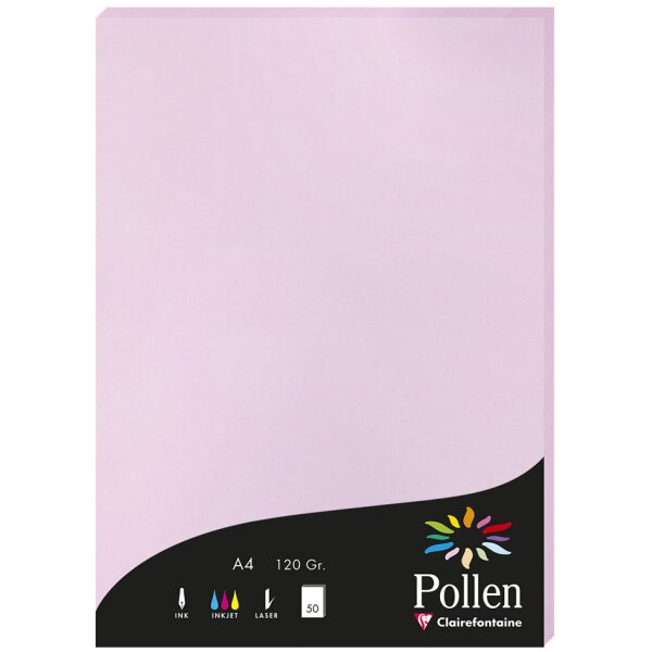 Pollen by Clairefontaine Papier DIN A4, kirschrot