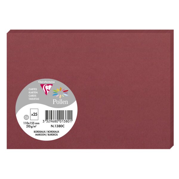 Pollen by Clairefontaine Carte C6, blanc