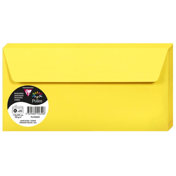 Pollen by Clairefontaine Briefumschlag DL, weiss