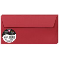Pollen by Clairefontaine Enveloppes DL, rouge groseille