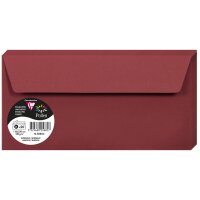 Pollen by Clairefontaine Enveloppes DL, rouge groseille