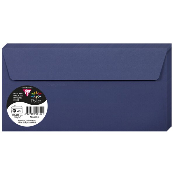 Pollen by Clairefontaine Briefumschlag DL, bordeaux