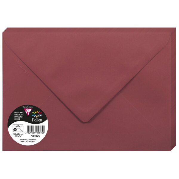 Pollen by Clairefontaine Enveloppes C5, vert menthe