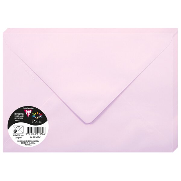 Pollen by Clairefontaine Enveloppes C5, vert menthe