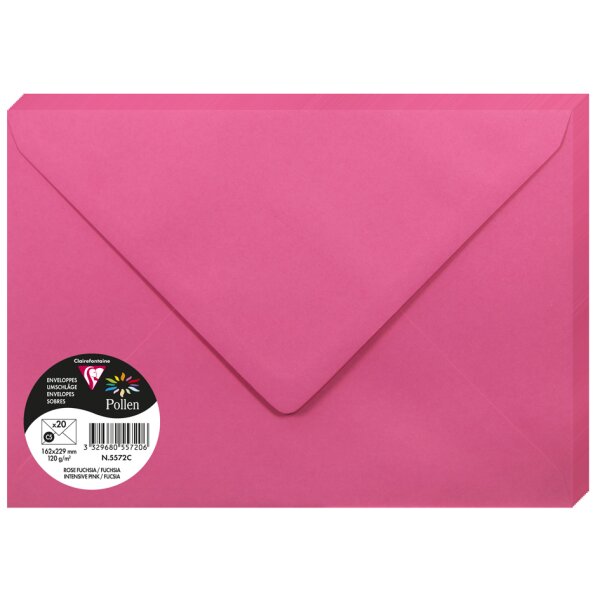 Pollen by Clairefontaine Enveloppes C5, lilas