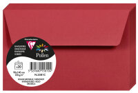 Pollen by Clairefontaine Enveloppes 90 x 140 mm, groseille