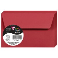 Pollen by Clairefontaine Enveloppes 90 x 140 mm, groseille