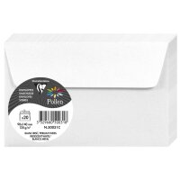 Pollen by Clairefontaine Enveloppes 90 x 140 mm, blanc...