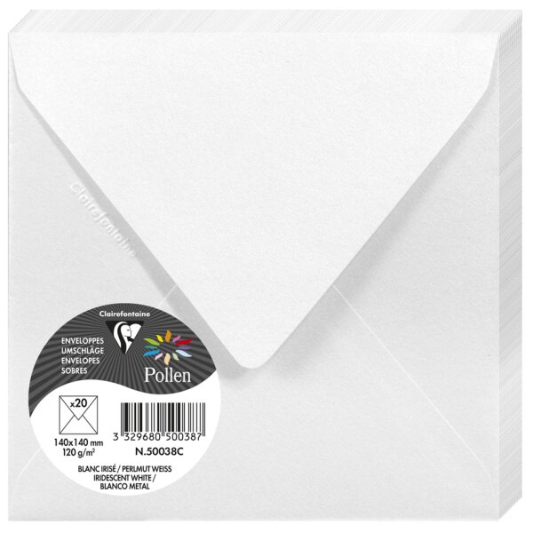 Pollen by Clairefontaine Briefumschlag 140 mm, minze