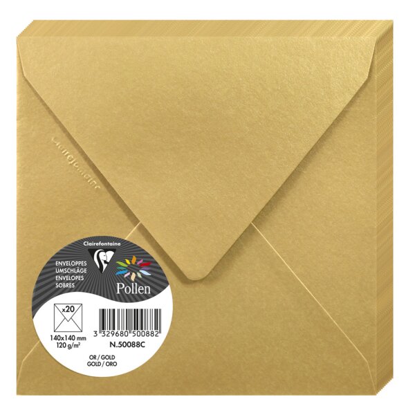 Pollen by Clairefontaine Enveloppes 140 mm, lilas