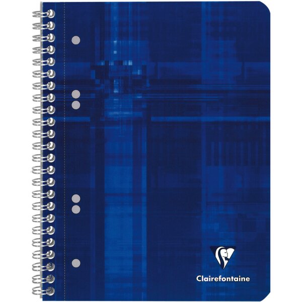 Clairefontaine Cahier spiral&eacute;, A5, quadrill&eacute; 5x5, 160 pages