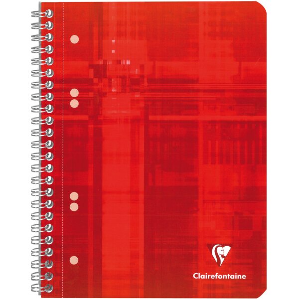 Clairefontaine Cahier spiral&eacute;, A5, quadrill&eacute; 5x5, 160 pages