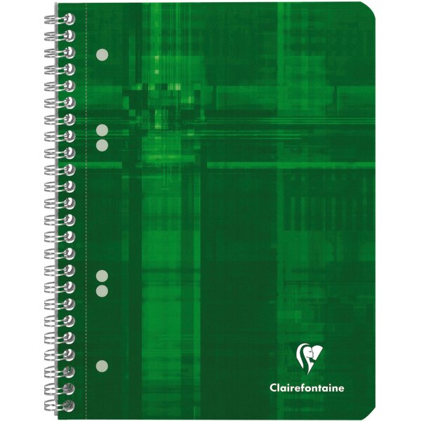 Clairefontaine Cahier spiral&eacute;, A5, quadrill&eacute; 5x5, 160 pages