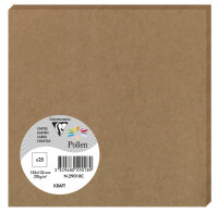 Pollen by Clairefontaine Carte double kraft, 160 x 160 mm