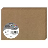 Pollen by Clairefontaine Doppelkarte C6, Kraft braun