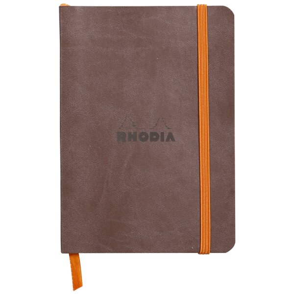RHODIA Carnet souple RHODIARAMA, A6, ligné, noir