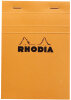RHODIA Notizblock No. 13, DIN A6, kariert, orange