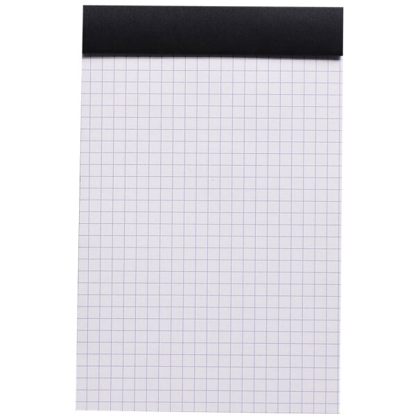 RHODIA Bloc agrafé No. 14, 110 x 170, quadrillé 5x5, noir