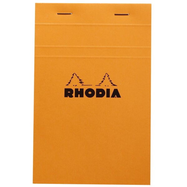 RHODIA Notizblock No. 14, 110 x 170 mm, kariert, orange
