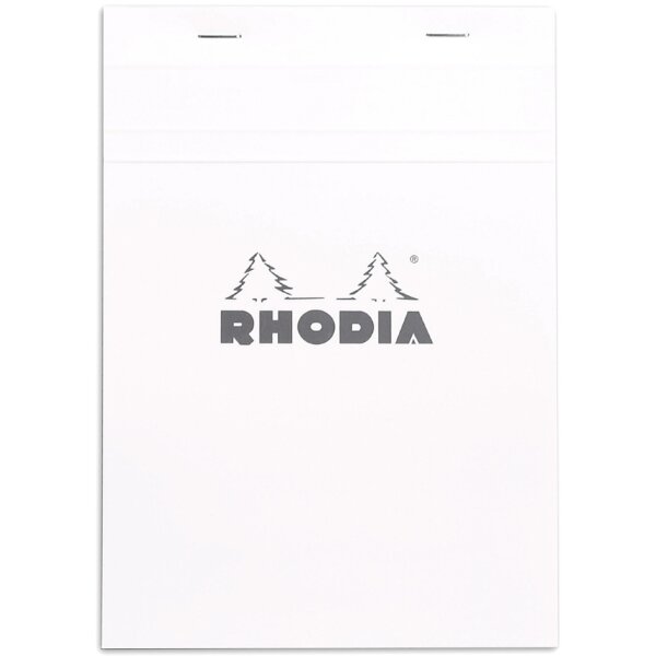 RHODIA Notizblock No. 16, DIN A5, kariert, weiss
