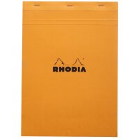 RHODIA Notizblock No. 18, DIN A4, kariert, schwarz
