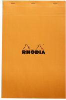 RHODIA Notizblock No. 19, DIN A4+, kariert, orange