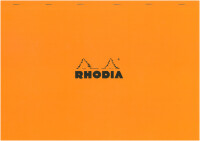 RHODIA Notizblock No. 38, DIN A3+, kariert, orange
