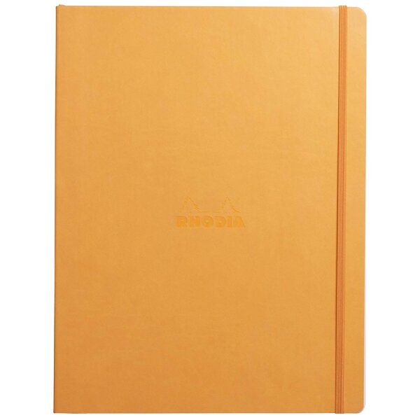 RHODIA Carnet de notes RHODIARAMA, A4+, ligné, noir