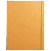 RHODIA Carnet de notes RHODIARAMA, A4+, ligné, noir