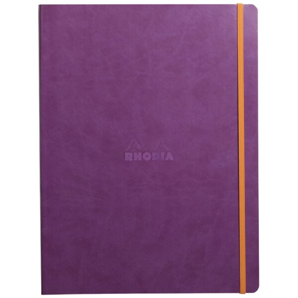 RHODIA Carnet de notes RHODIARAMA, A4+, ligné, violet