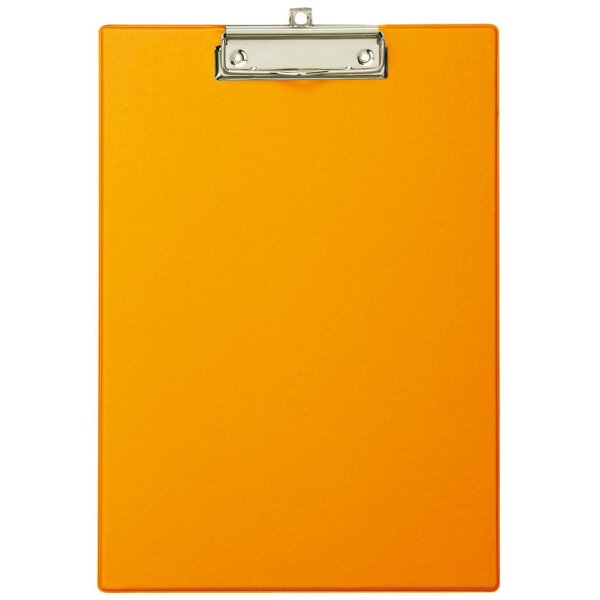 MAUL Klemmbrett, DIN A4, mit Folienüberzug, orange