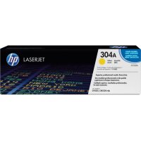 HP Toner-Modul 304A yellow CC532A Color LaserJet CP2025...