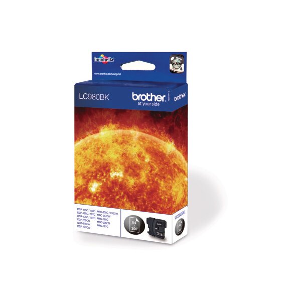 BROTHER Tintenpatrone schwarz LC-980BK DCP-165C 300 Seiten