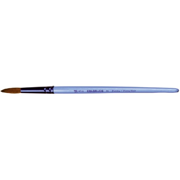 LEFRANC BOURGEOIS Pinceau poney rond, N.4, corps en bois