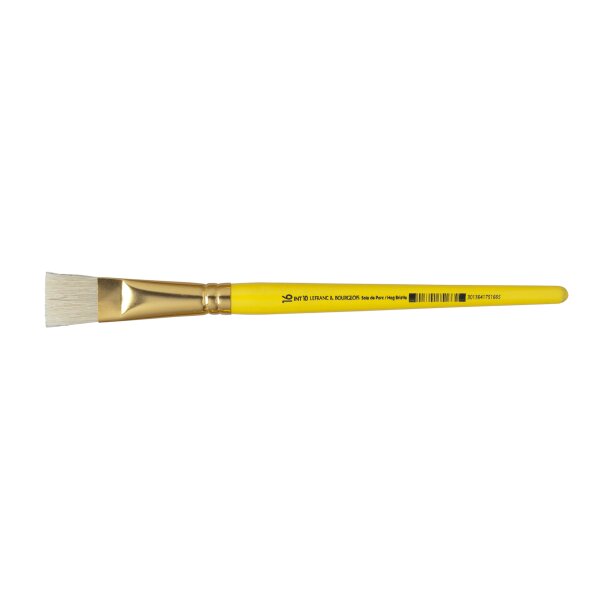 LEFRANC BOURGEOIS Pinceau brosse en soie de porc, plat, N.10