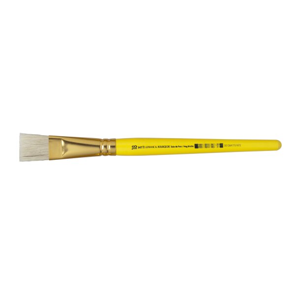 LEFRANC BOURGEOIS Pinceau brosse en soie de porc, plat, N.10