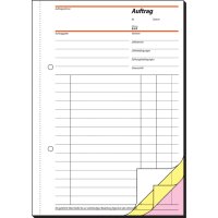 sigel Formularbuch "Auftrag", A5, 2 x 40 Blatt, SD