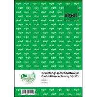 sigel Formularbuch "Bewirtungsspesennachweis",...