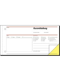 sigel Formularbuch "Kurzbrief", 2 3 A4, 50...