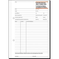 sigel Formularbuch "Tagelohnbuch", A5 quer, 3 x...