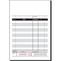 sigel Kassenblock-Mappe, 120 x 180 mm, Farbe: schwarz