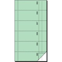sigel Bloc de bons Carnet de bons, 105 x 200 mm, vert